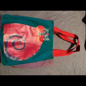 Laurel Burch cat tote